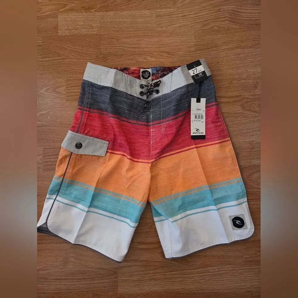 RIP CURL - NEW Boys 'All Time' Board Shorts Sz 22, 24,25,26,27, 28,29,30 - Picture 2 of 16